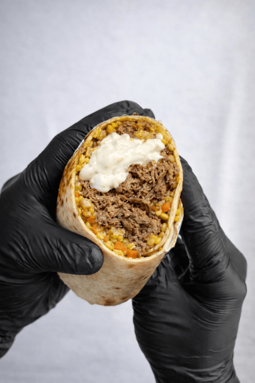 Burrito de cerdo (bondiola desmenuzada)