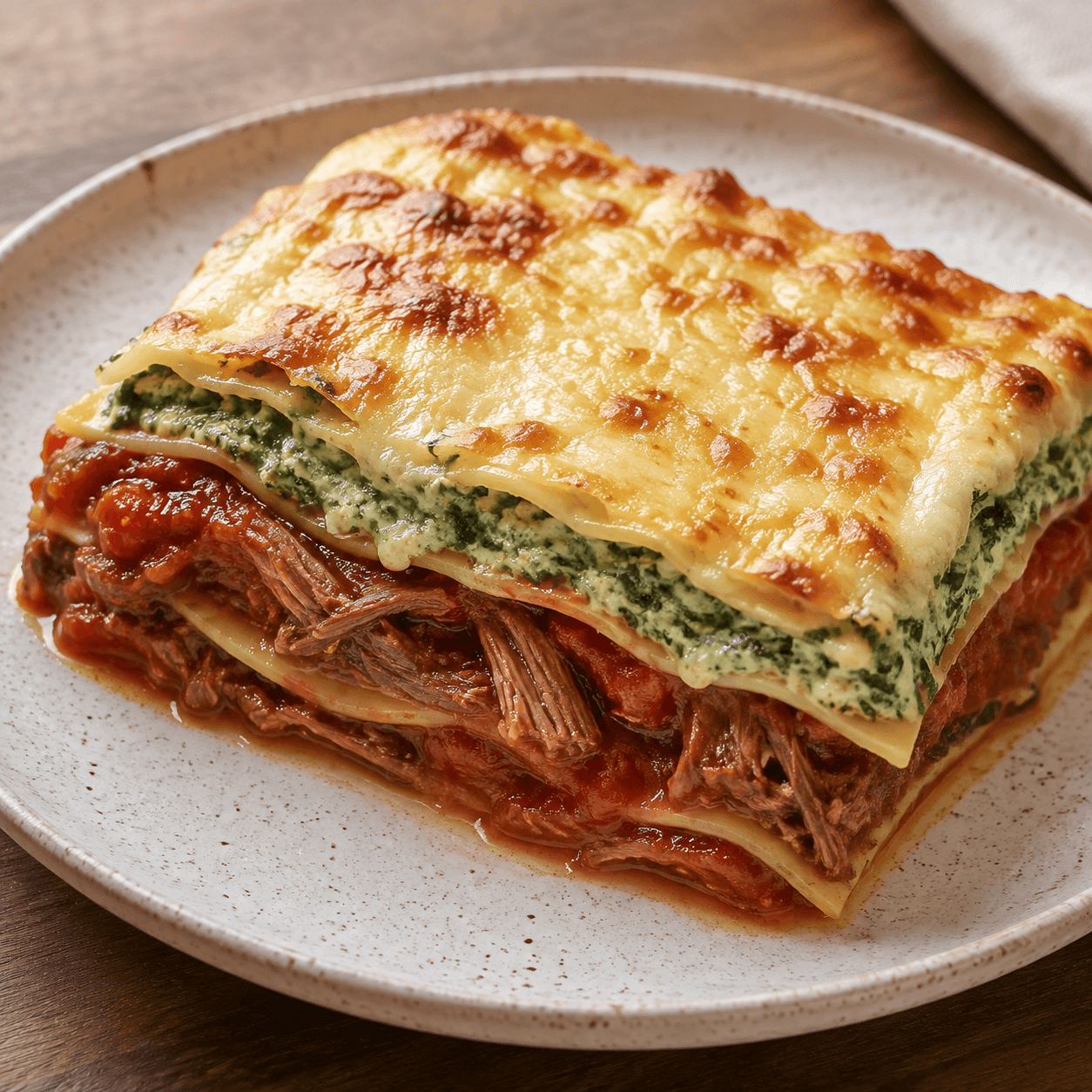 Lasaña de carne