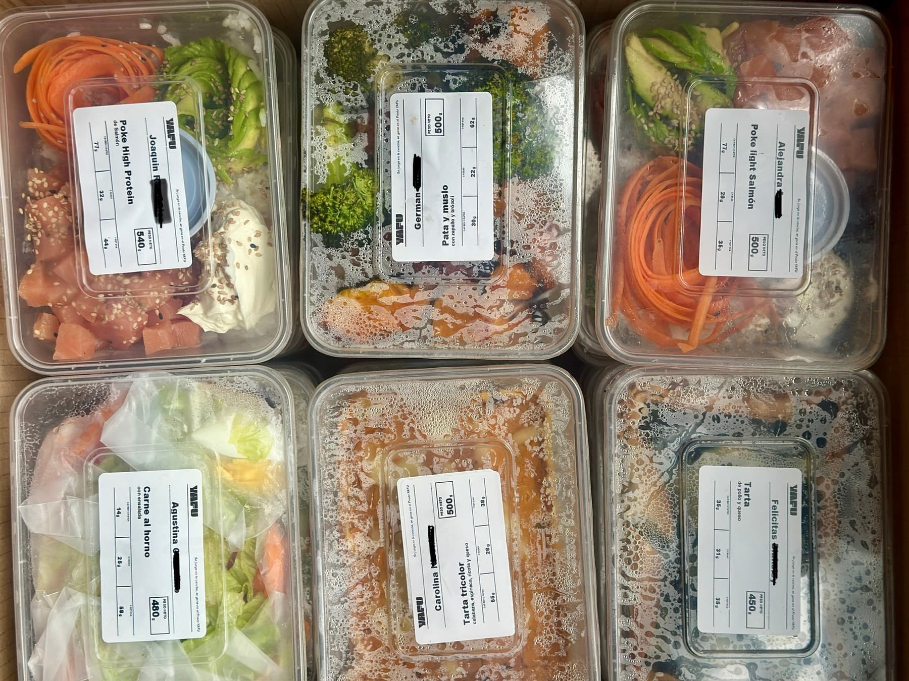 Comidas Yafu listas para acompañar toda la semana