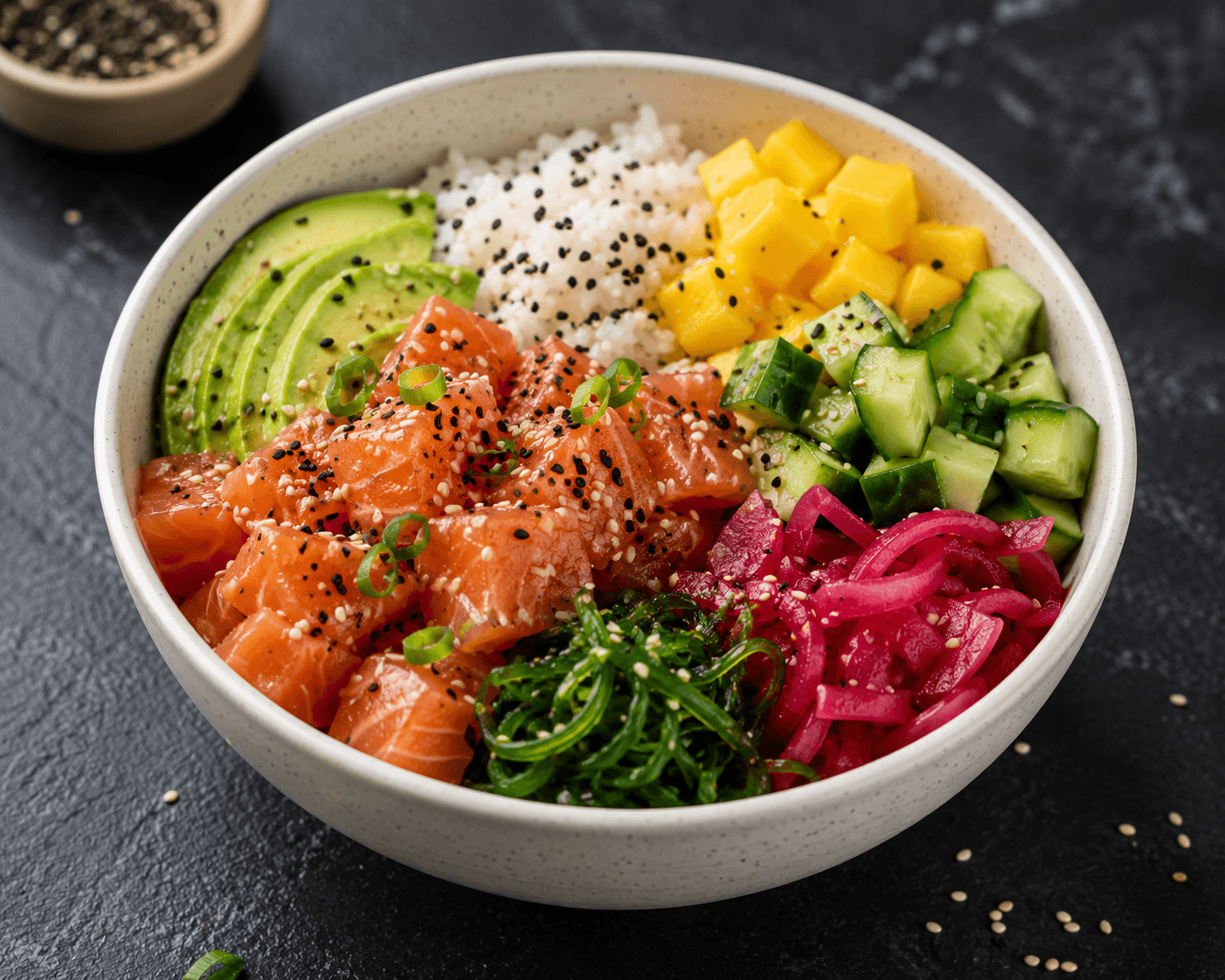 Poke bowl (Salmón ahumado)
