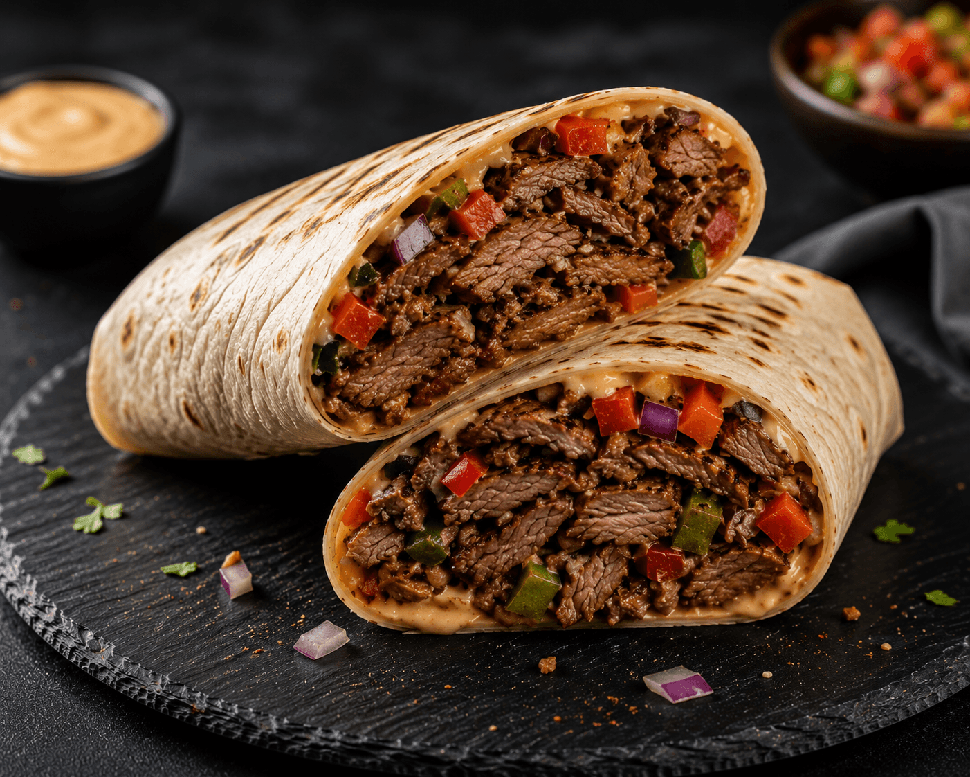 Wrap de carne